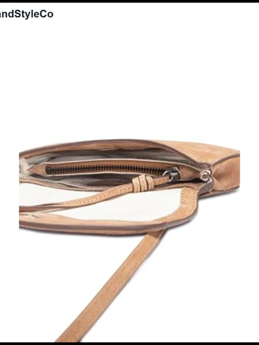 Suede Leather Wallet Crossbody Clutch Adjustable Strap